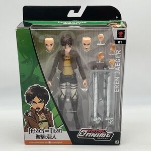 Attack on‎ Titan Eren Jaeger Action Figure Total Anime Collection Jazwares